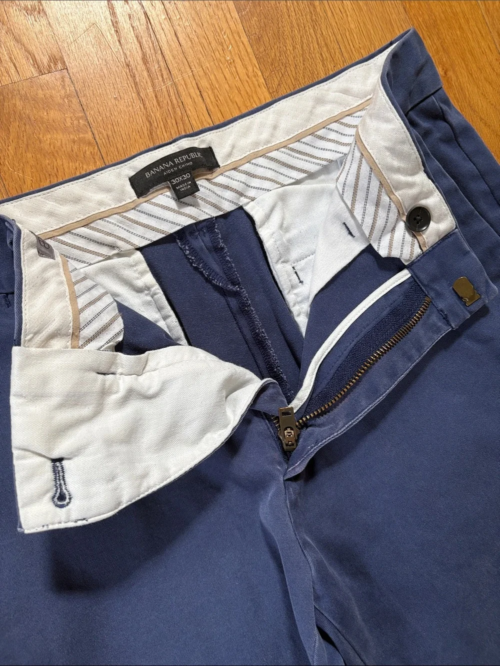 Men's Banana Republic Navy Blue Classic Chino Pants